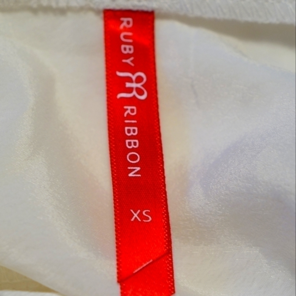 Ruby Ribbon white Cami Top‎ - Picture 9 of 10